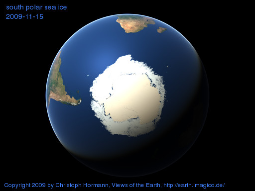 south polar image