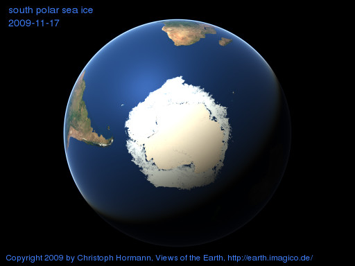 south polar image