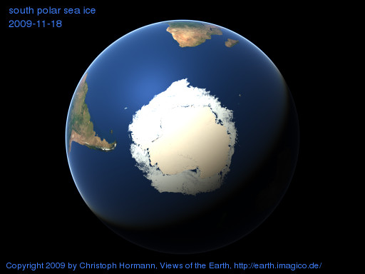 south polar image