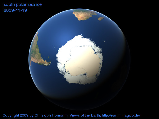 south polar image