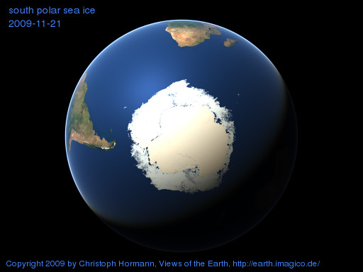 south polar image