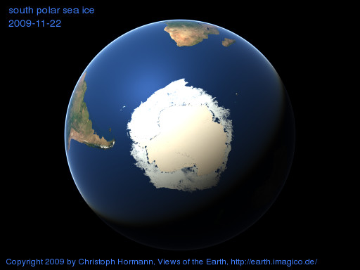 south polar image