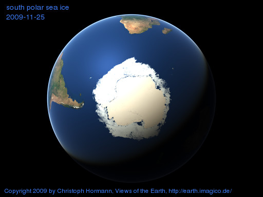 south polar image