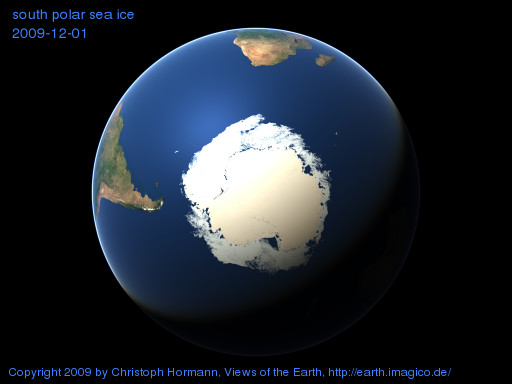 south polar image