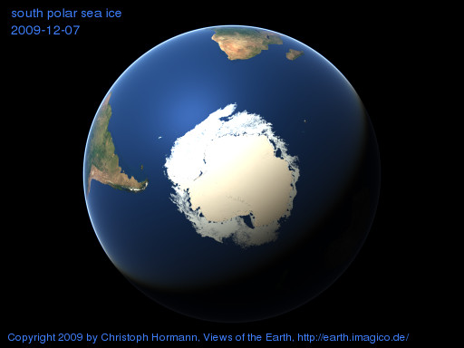 south polar image