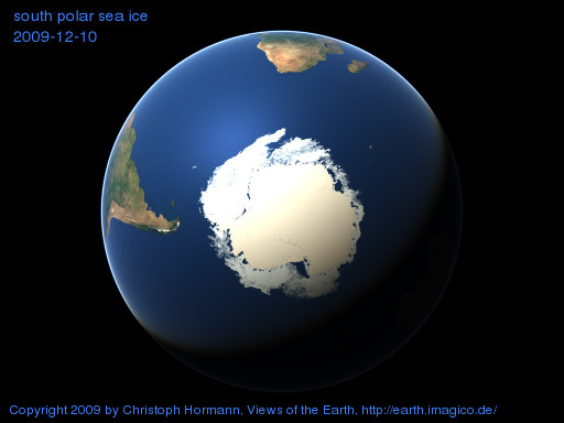 south polar image