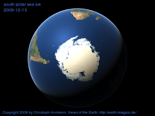 south polar image