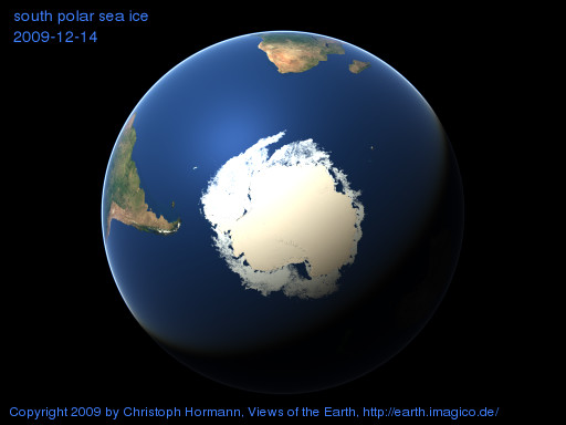 south polar image