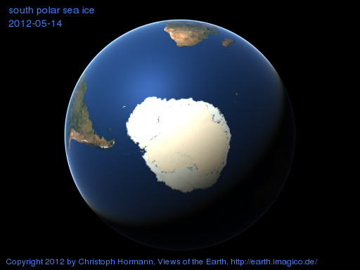 south polar image