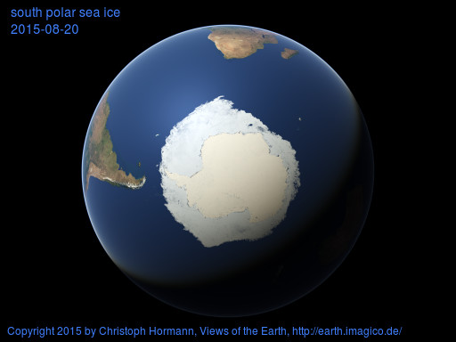 south polar image