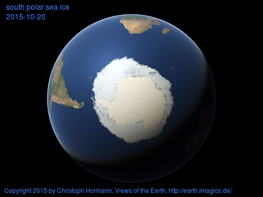 south polar image