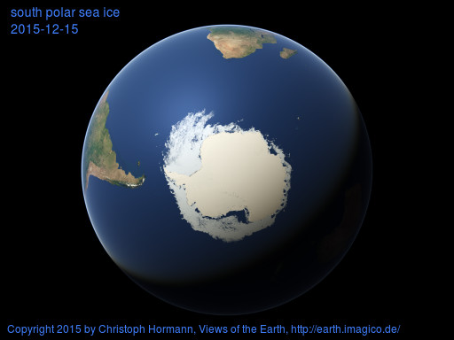 south polar image