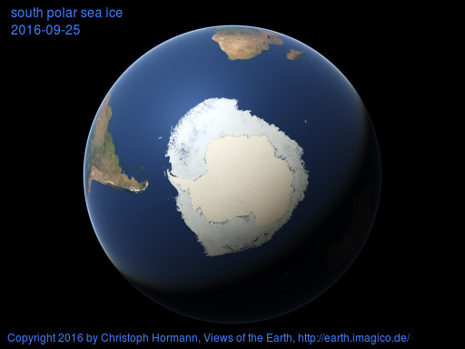 south polar image