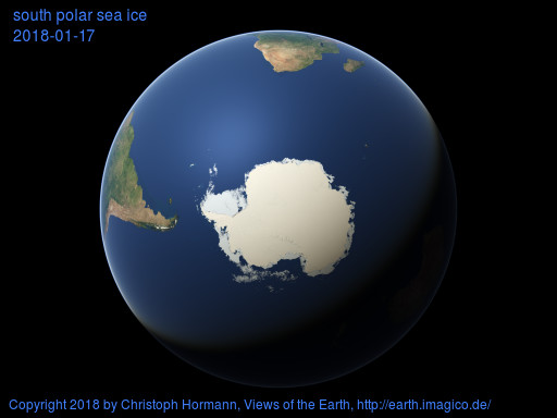 south polar image