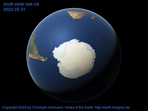south polar image