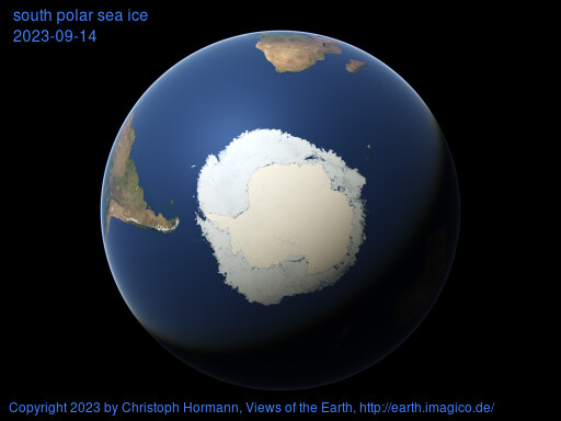 south polar image