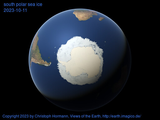 south polar image