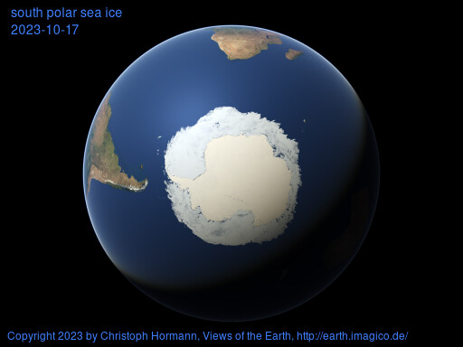 south polar image