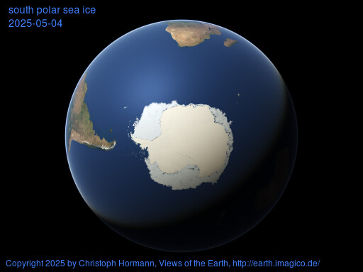south polar image