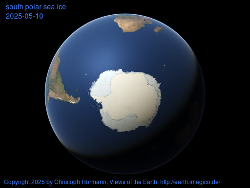 south polar image