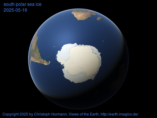 south polar image