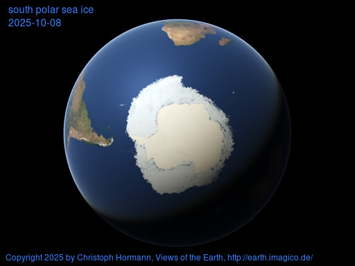 south polar image