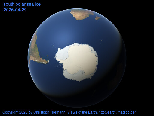 south polar image