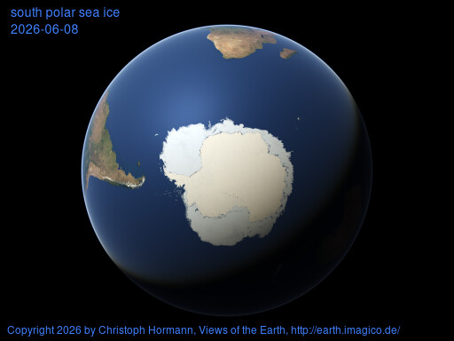 south polar image