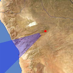 The Waterberg location map