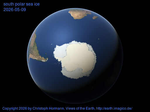south polar image