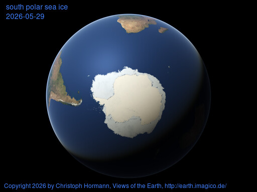 south polar image